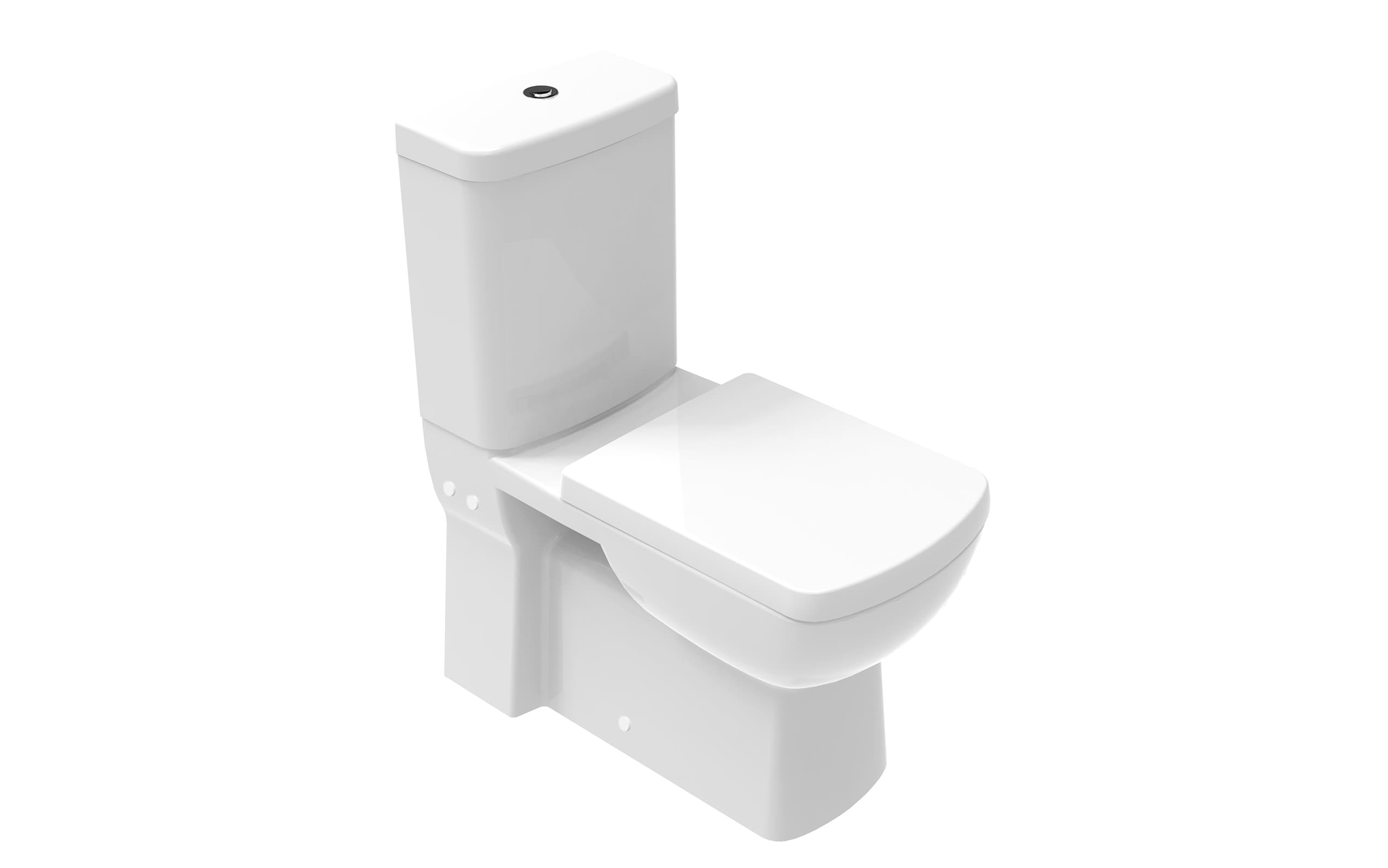 Plaza Duvara Dayalı Klozet + Slim Rezervuar